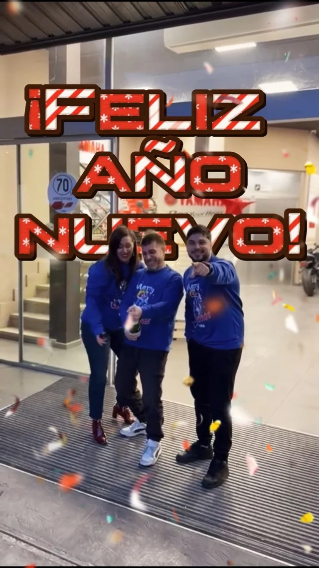 Feliz año nuevo desde todo el equipo de Yamaha Motor Madrid y Yamaha Cycle World 🎄

Un abrazo,

#HappyNewYear 
#YamahaFamily