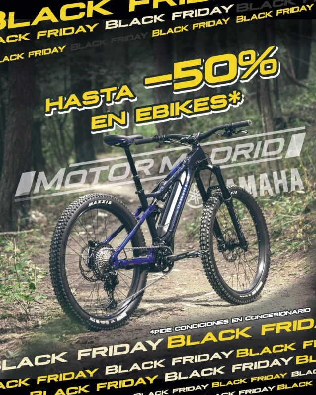 ¡Buenos días a todos!
Hoy tenemos una promo del -50% por Black Friday en las bicis que tenemos en stock.
Si os apetece ver los modelos o necesitáis más info, escribidnos sin problema 😊🚴‍♂️ estamos encantados de atenderos.

Os dejamos nuestro WhatsApp 676208025 
📍Calle de Zurbano 93-95

Buen finde😎