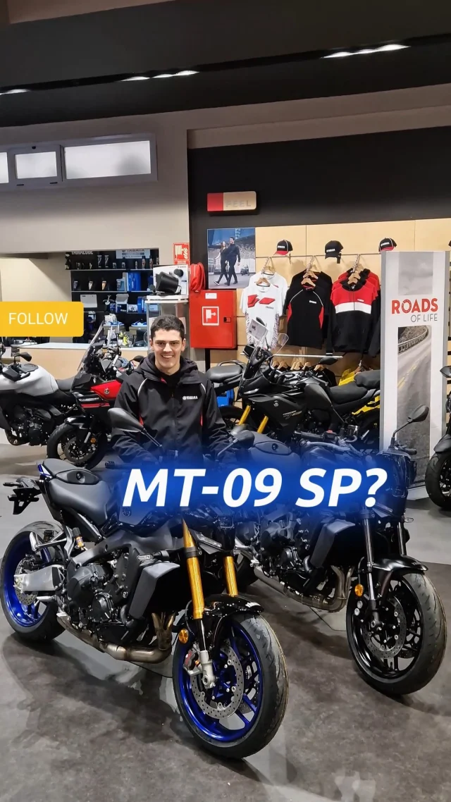 José nos cuenta unas de las diferencias entre la MT-09 y la MT-09 SP

¿Sabías que la MT-09 SP se puede limitar para el A2? 😏

Si quieres más información contáctanos
WhatsApp: 676208025
Calle de Zurbano, 93-95.

#diferencias #Ohlins 
#brembostylema #mt09 
#somosmotormadrid #mt09sp